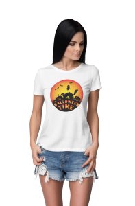 Halloween time - Printed Tees for Women's -designed for Halloween