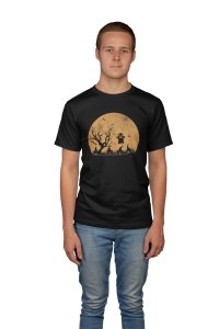 Ghosts And Pumpkins -Semi Circle- Spookily Awesome Halloween Tshirts