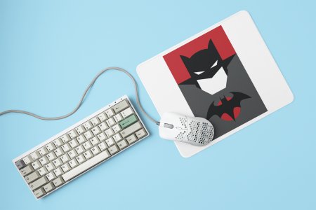 Batman smiling - Printed animated creature Mousepads