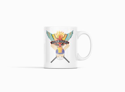 Sunrisers Hyderabad, helmet - IPL designed Mugs for Cricket lovers