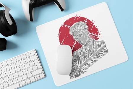 Jujutsu Kaisen sitting- Printed animated Mousepad for animation lovers