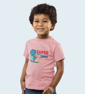 SuperoHero Dino, Boys Printed Crew Neck T-Shirt