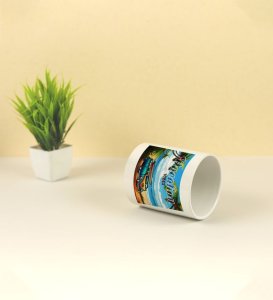Feel-Good Summer Escape Coastal Ride Printed Coffee Mug